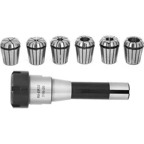 Er32 R8 Spannzangenfutter Mit 6 Federbelasteten Spannzangen Für Cnc-fräsen