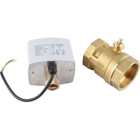 Ac220v Motorisiertes Messing-kugelventil, Dn50 2 Zoll, 2-wege 3-adrig Für Automatische Steuerung