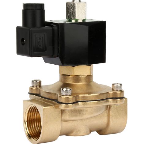 Elektromagnetisches Messingventil Dn25 Nc 12v Dc Für Fluidsteuerung G1