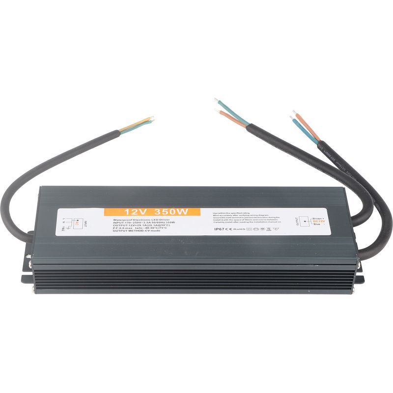 350-w-led-netzteil, 12 V Dc, Wasserdicht, Ultradünn, Kabelgebunden, Für Led-beleuchtung, Wechselstrom 170–250 V, 50/60 Hz
