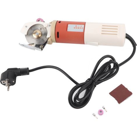 Elektrischer Stoffschneider (65 Mm) Mit Rotierender Klinge, 220 V, Eu-stecker Für Präzises Zuschneiden Von Stoffen.