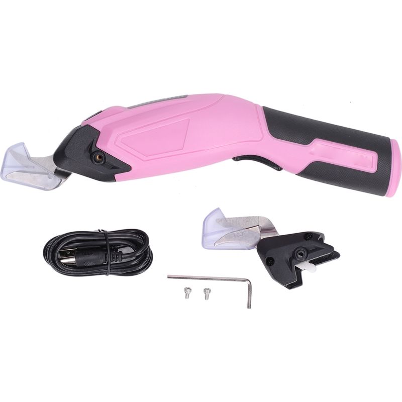 Kabellose Elektrische Schere, Usb-aufladbar, Ergonomischer Griff Aus Aluminiumlegierung, Ideal Zum Schneiden Von Leder, Stoff Und Kunststoff.