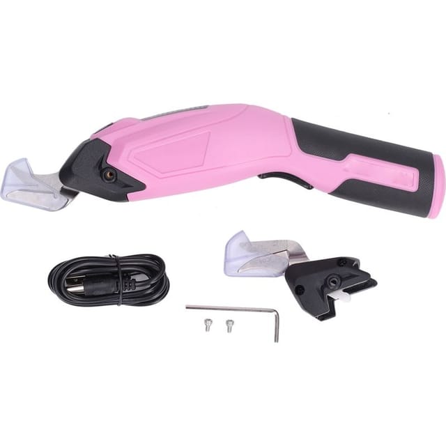 Kabellose Elektrische Schere, Usb-aufladbar, Ergonomischer Griff Aus Aluminiumlegierung, Ideal Zum Schneiden Von Leder, Stoff Und Kunststoff.