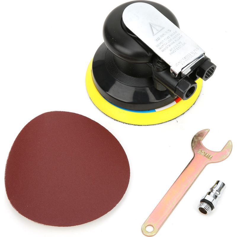 Kp-654 5-zoll-druckluftschleifer, Mini-poliermaschine Mit 180er-körnung Schleifpapier (schweden)