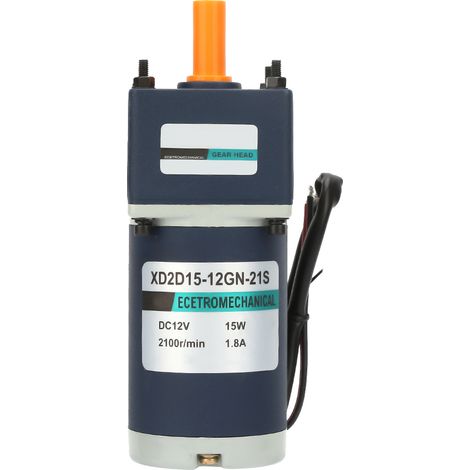 24v 15w Gleichstrom-getriebemotor Mit Permanentmagnet, Einstellbare Drehzahl 180 U/min, Für Industrielle Und Robotische Anwendungen.