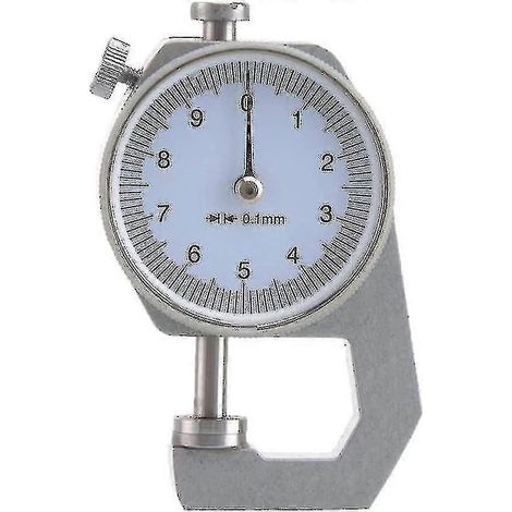 Digitales Dickenmessgert, Rundes Zifferblatt, 010 Mm, Genauigkeit Geeignet Für Papier, Leder, Blech