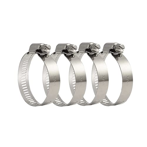 4-teiliges Schlauchschellen-set, Verstellbare Schlauchschelle 27-51 Mm, Metallschlauchschelle, Für Haushalt, Kabel, Wasserhahn Usw.