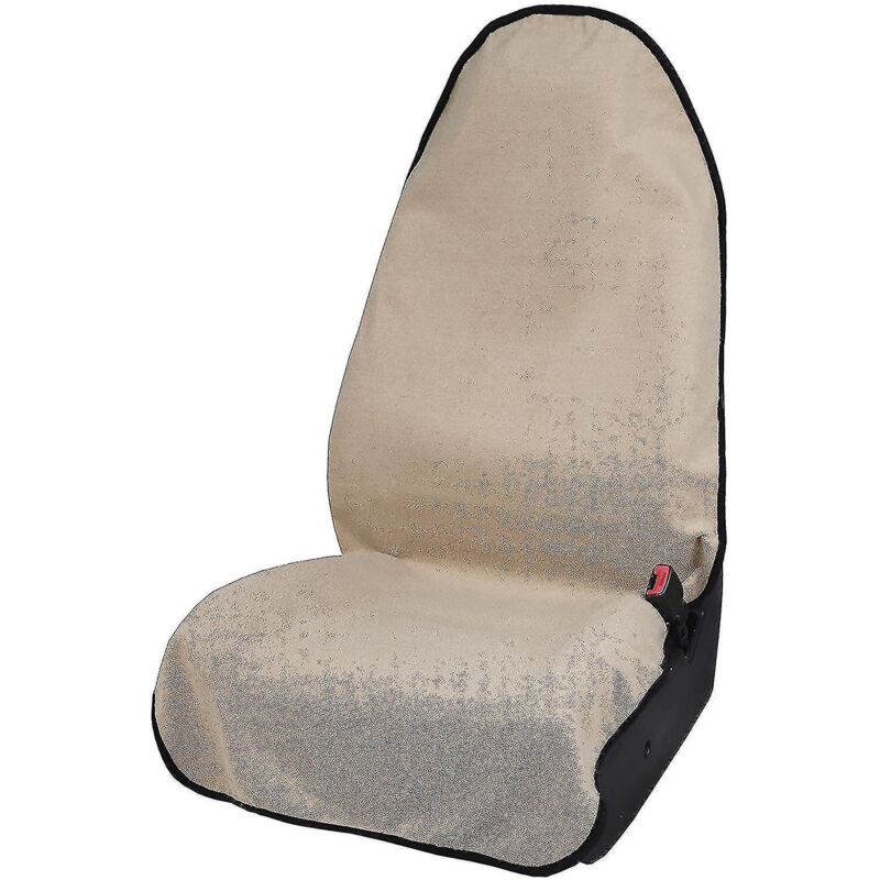 Universeller Autositzbezug Aus Wasserdichtem, Rutschfestem Und Saugfähigem Frottee, Ideal Für Yoga, Schwimmen Und Strand, Farbe: Beige (cushibeige)