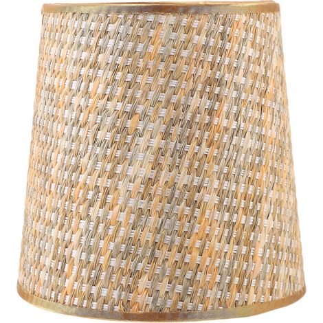 Dekorativer, Gewebter Lampenschirm Für Zuhause, Kunstvoller, Konischer Lampenschirm, Universeller Ersatzlampenschirm – 14,00 X 14,00 X 11,50 Cm