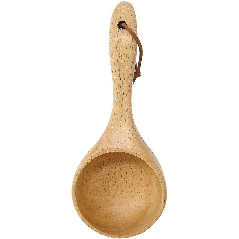 Große Holzkelle, Saunalöffel, Spa-löffel, Badesalzlöffel, Teelöffel