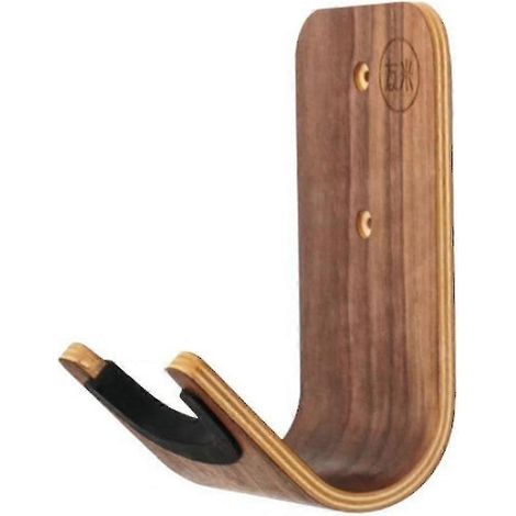 Wandhalterung Für Gitarre Und Skateboard – Einzigartiges, Geschwungenes Holzdesign – Gitarren-wandhalterung – Akustik – D