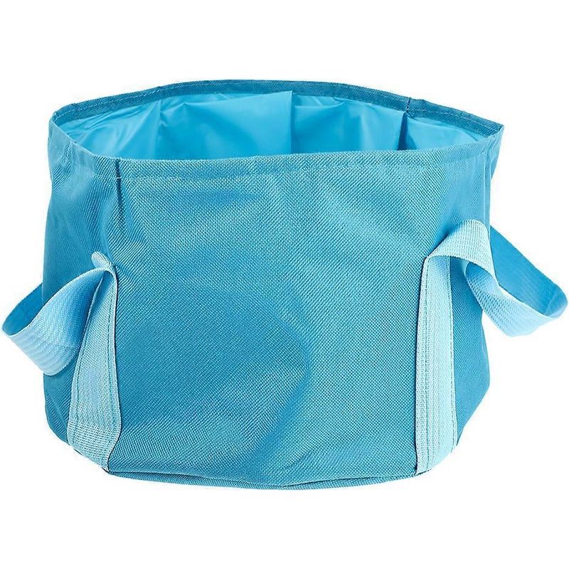 Faltbares Und Praktisches Fußbadebecken, Reise-fußbadebecken – 30 X 30 Cm – Blau
