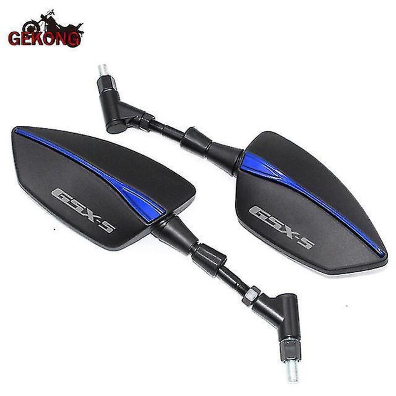 Cnc-gefräste Aluminium-seitenspiegel Für Suzuki Gsx-s750, Gsx-s1000 Und Gsx-s1000 (ganzjahresmodelle) – Blau