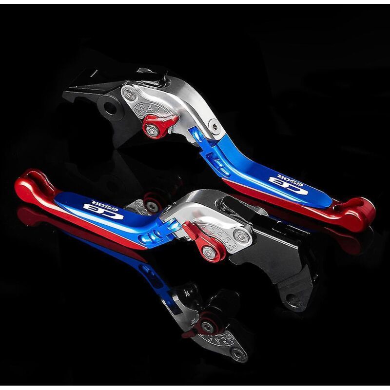 Verstellbare Griffe Für Honda Cb650r Motorrad (2019-2022-2021): Kurze Und Lange Brems- Und Kupplungshebel (blau Und Rot).