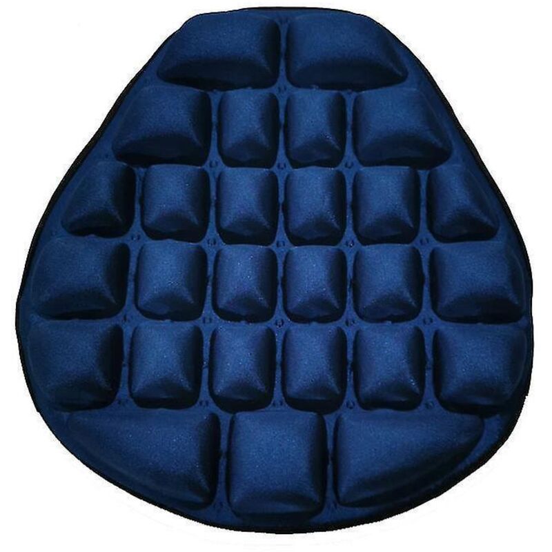 Strapazierfähiges Gel-sitzkissen, Sonnenschutz, Motorradkissen, Blaues Motorrad-sitzkissen