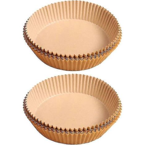 Packung Mit 100 Einweg-backpapierblättern Für Heißluftfritteuse, Mikrowelle Und Bratpfanne.