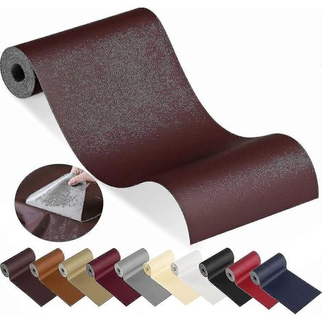 Selbstklebender Reparaturflicken Für Leder, Sofa, Autositz, Stuhl Usw. – 1010 Cm – Dunkelbraun