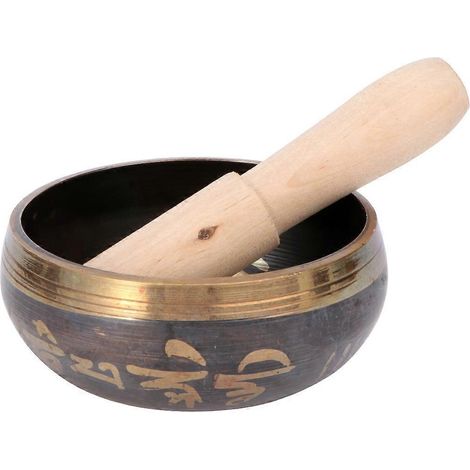 Set Tibetischer Klangschalen Mit Schlägel Zur Meditation, Entspannung Und Stressreduktion