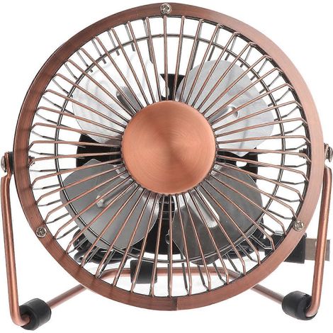 10 Cm (4 Zoll) Großer, 360° Drehbarer Usb-ventilator – Mini-tischventilator, Leise Und Tragbar, Für Zuhause, Büro Und Reisen