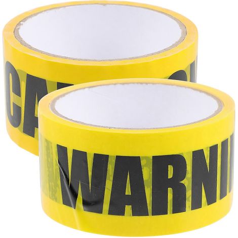 Rollen Baustellen-schildaufkleber – Warnband – Halloween-accessoire – 2500 X 4,8 Cm