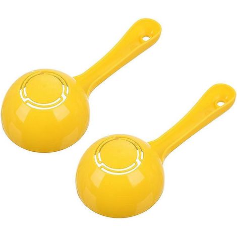 Halbrunde Reislöffel, Schöpfkellen, Porridgelöffel, Sushilöffel (gelb) – 18,5 X 8 Cm – Gelb