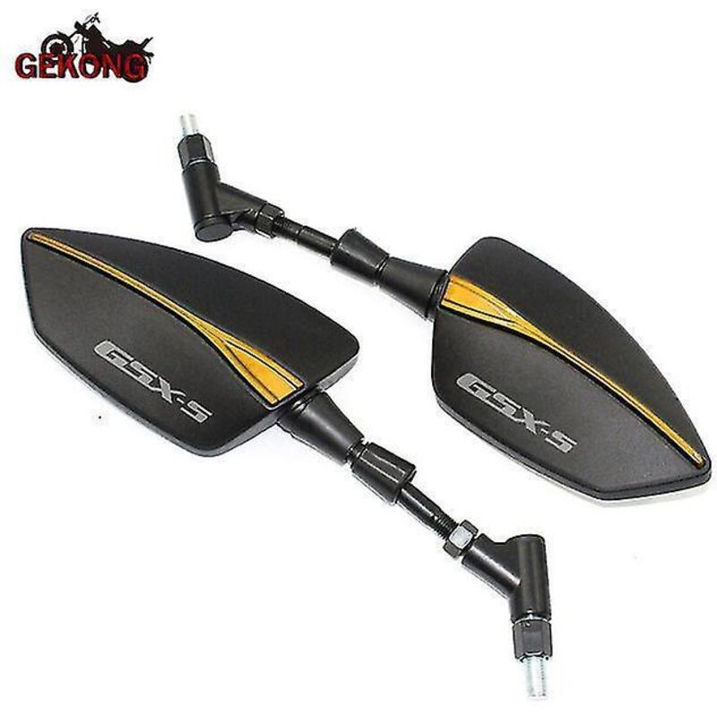 Cnc-gefräste Aluminium-seitenspiegel Für Suzuki Gsx-s750, Gsx-s1000, Gsx-s1000 Motorräder (alle Baujahre) – Gold