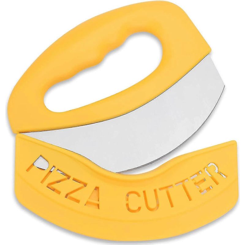 Hochwertiger Multifunktions-pizzaschneider Mit Ultrascharfer Edelstahlklinge Und Schutzetui.