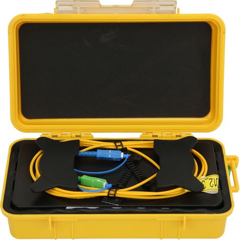 Km Lange Otdr-verlängerungsbox Für Singlemode-otdr-kabel Für Startkabel Und Glasfaserkabel
