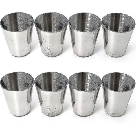 Set Mit 12 Likörgläsern, Schnapsgläser Aus Edelstahl, Stamper Pearl