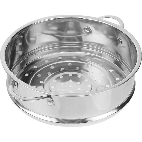 Dampfgarer Aus Edelstahl, Dampfgarerständer, Dampfgargerät Für Zuhause – 19,6 X 18 X 6,2 Cm – Silber