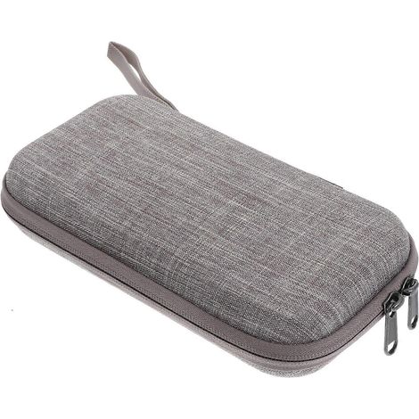 Aufbewahrungstasche Für Powerbanks, Schutzhülle Für Powerbanks, Robustes Usb-kabel Und Kopfhörer-organizer – 22 X 12 X 4 Cm – Grau