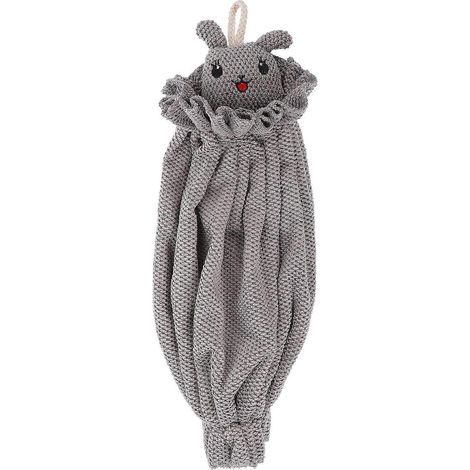 Wandmontierter Plastiktütenspender Mit Cartoon-motiv – 46 X 16 X 6 Cm – Grau