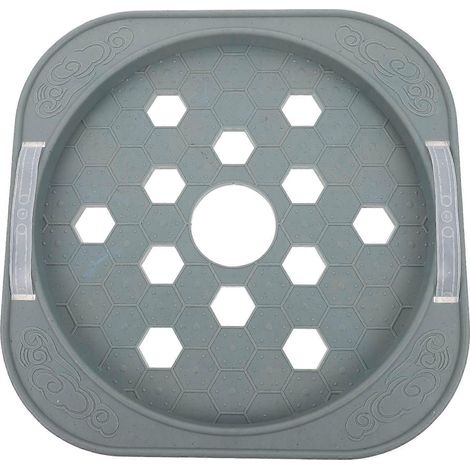 Runde, Abnehmbare Und Tragbare Gastankablage (1 Stück) – 30,00 X 30,00 X 3,00 Cm – Grau