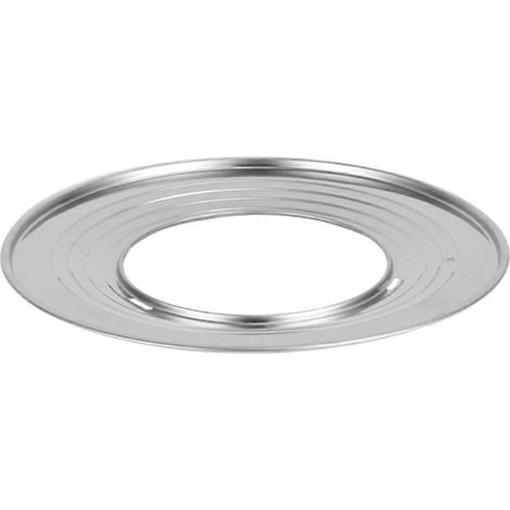 Dampfeinsatz Aus Edelstahl, Runder Ständer (silber) – 28,50 X 28,50 X 0,80 Cm – Silber
