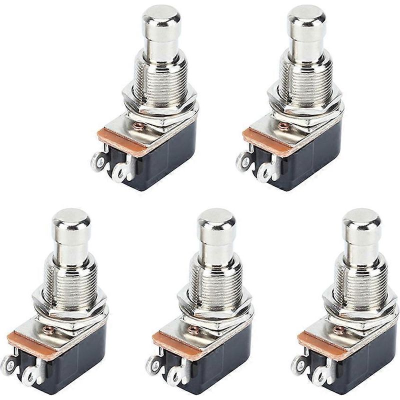 Metallknöpfe Für Effektpedale Von E-gitarren, 2-poliger Fußschalter – 3,90 X 2,00 X 1,17 Cm