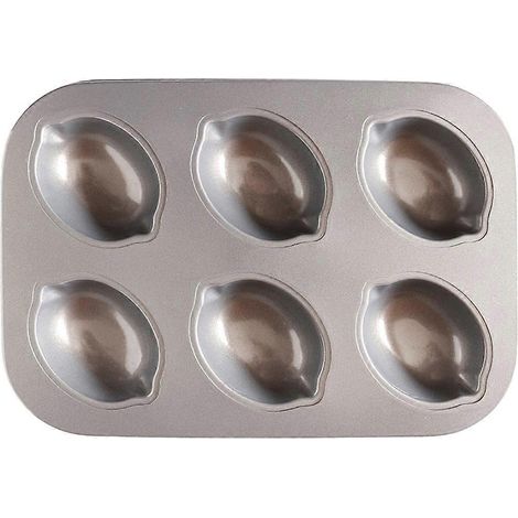Zitronenförmige, Antihaftbeschichtete Backform Für Muffins, Cupcakes, Kekse Und Brot – 26,50 X 19,50 X 2,10 Cm