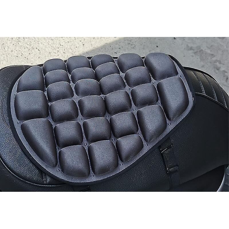 Strapazierfähiges Gel-sitzkissen Mit Sonnenschutz Für Motorräder, Graues Motorrad-sitzkissen