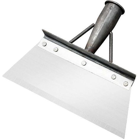Multifunktionale Reinigungsschaufel, Scharf Und Flach, Ohne Griff, Robust, Für Gartenarbeiten, Graben, Rasenkanten Schneiden, Unkraut Jäten, Tiermist Entfernen, Landwirtschaftlicher Garten. – 30 Cm
