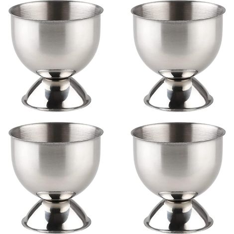 Eierbecher-set Für Hart- Und Weichgekochte Eier, Eierablage Aus Edelstahl, Küchenutensil – 12-teilig
