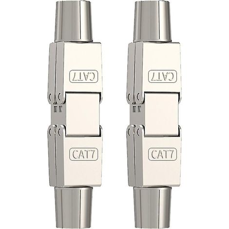 Rj45 Cat7-verteileradapter Und Kabelverlängerung Für Netzwerkverbindungen, Vollständig Geschirmt
