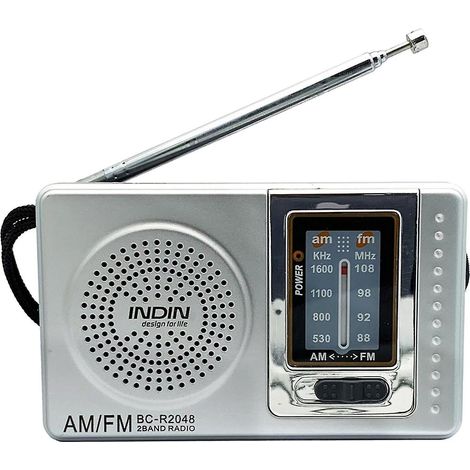 R2048 Mini 2-band Tragbares Taschenradio Mit Aufnahmefunktion Und Leistungsstarkem 0,5-w-lautsprecher