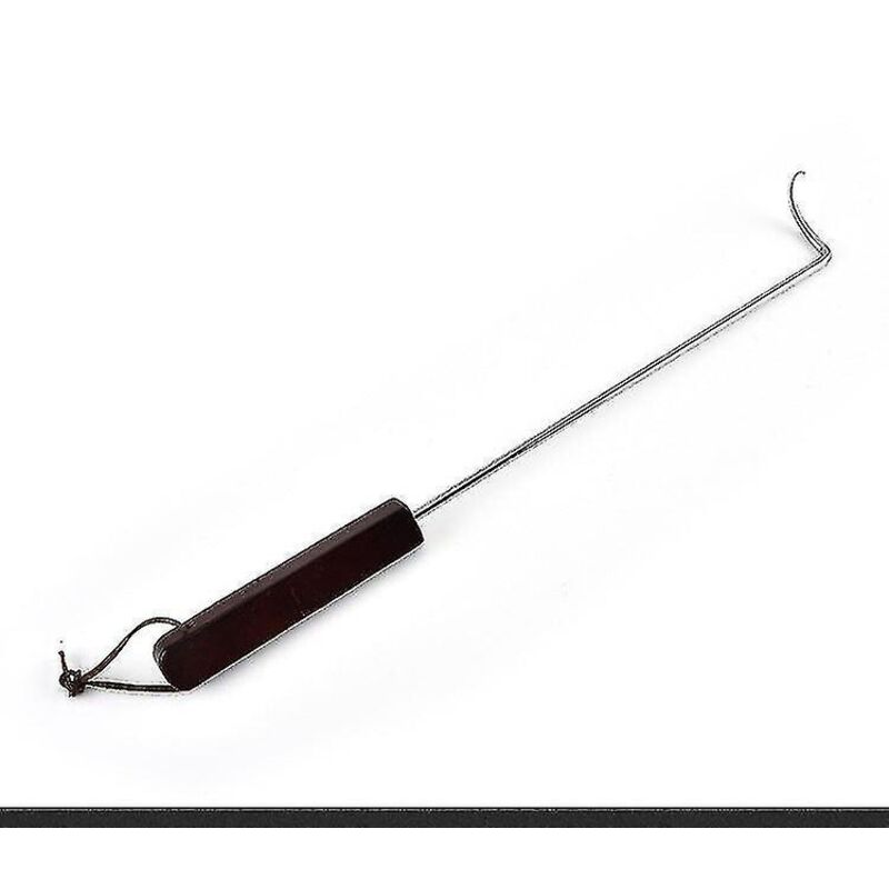 Fleischwender, Fleischwender, Grillhaken Mit Holzgriff, Fleischgabel Aus Stahl Und Lammkotelett