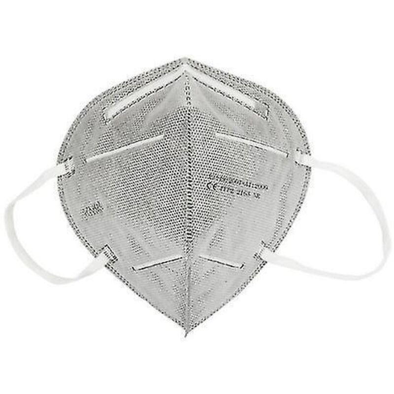 Kn95-kindermasken, Fünflagige Ffp2-schutzmasken – 100er-packung – Grau
