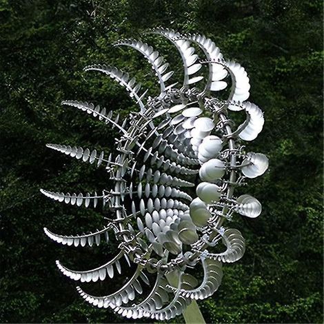 Magische Metallwindmühle Für Garten- Und Rasendekoration – Einzigartige Und Magische 3d-metallwindmühle