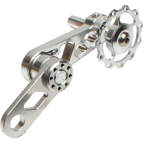 Aluminium-kettenspanner Für Rennräder, Mountainbikes, Singlespeed-räder, Wyelv Kb-silver-konverter
