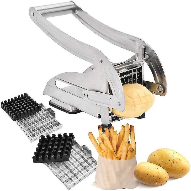 Pommes-frites-schneider Mit 2 Edelstahlklingen (geschenk)
