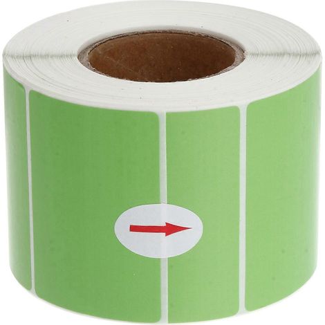 Farbige Thermotransferetiketten, Druckerpapier, Blanko-aufkleber Für Büro, Küche, Teestube (grün) - Grün