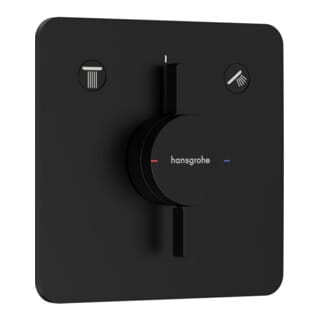 hansgrohe Mischer DuoTurn Q UP, für 2 Verbraucher, mattschwarz