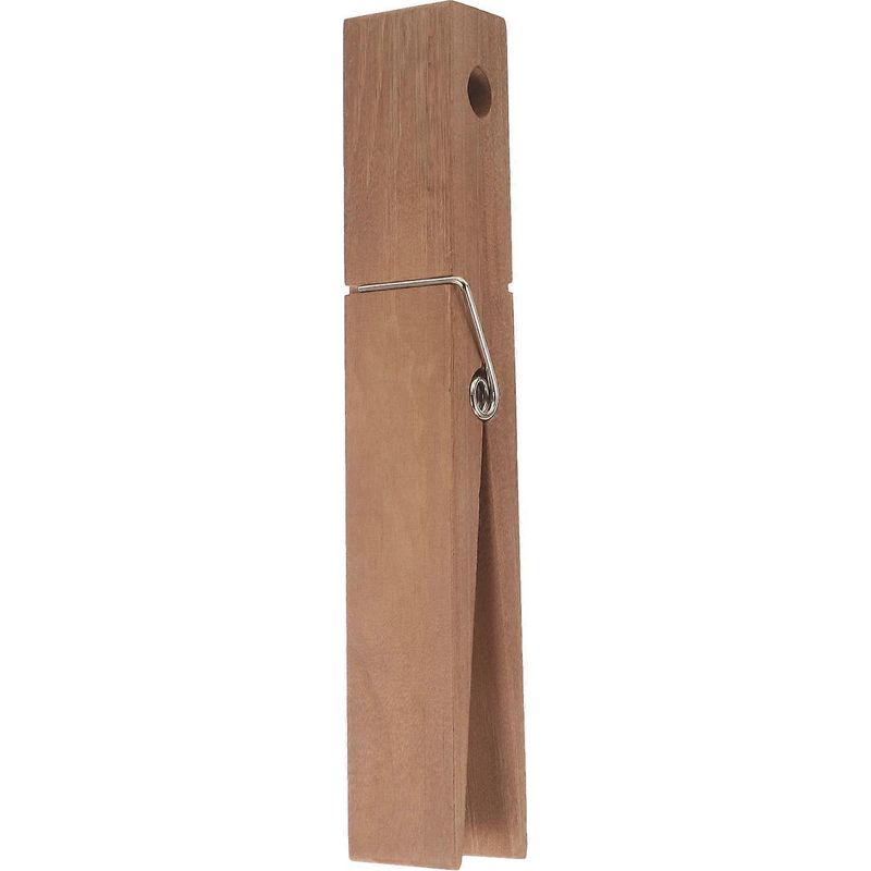 Große, Stabile Wäscheklammer Aus Holz, Handtuchhalter, Extragroße Wäscheklammer – 30,10 X 4,70 X 4,00 Cm – Hellbraun