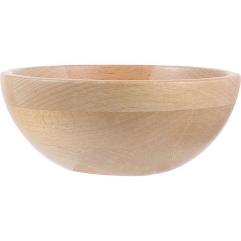 Einfache Und Robuste Bambusschale Für Erwachsene Und Kinder, Ideal Zur Aufbewahrung Von Speisen, Salaten Und Anderen Zutaten (kleine Größe). – 13,00 X 13,00 X 6,00 Cm – Braun